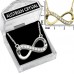 N746 Forever Silver Crystal Infinity Pendant In A Box102785